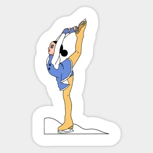 Ice-skating Sticker